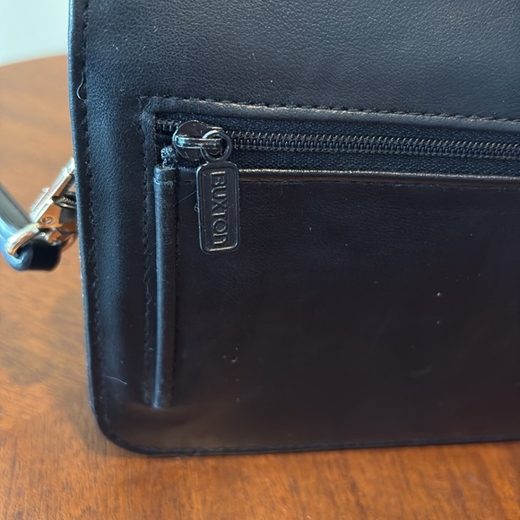Buxton  Crossbody bag/wallet / 2 ID holders  8 card slots  soft leather Black - Picture 7 of 17